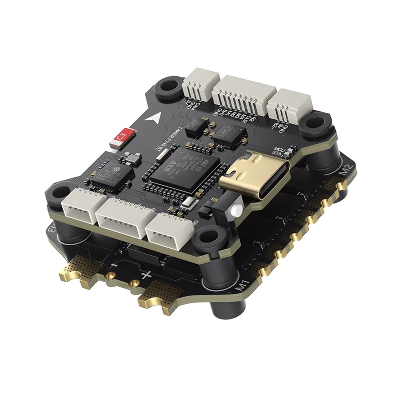 【البيع الساخن】لطائرة RC FPV بدون طيار المتوافقة مع TAKER F745 BT 8Bit 60A FPV Stack 60A 4-In-1 ESC مع جيروسكوب مزدوج 512 ميجابايت صندوق أسود 30.5X3