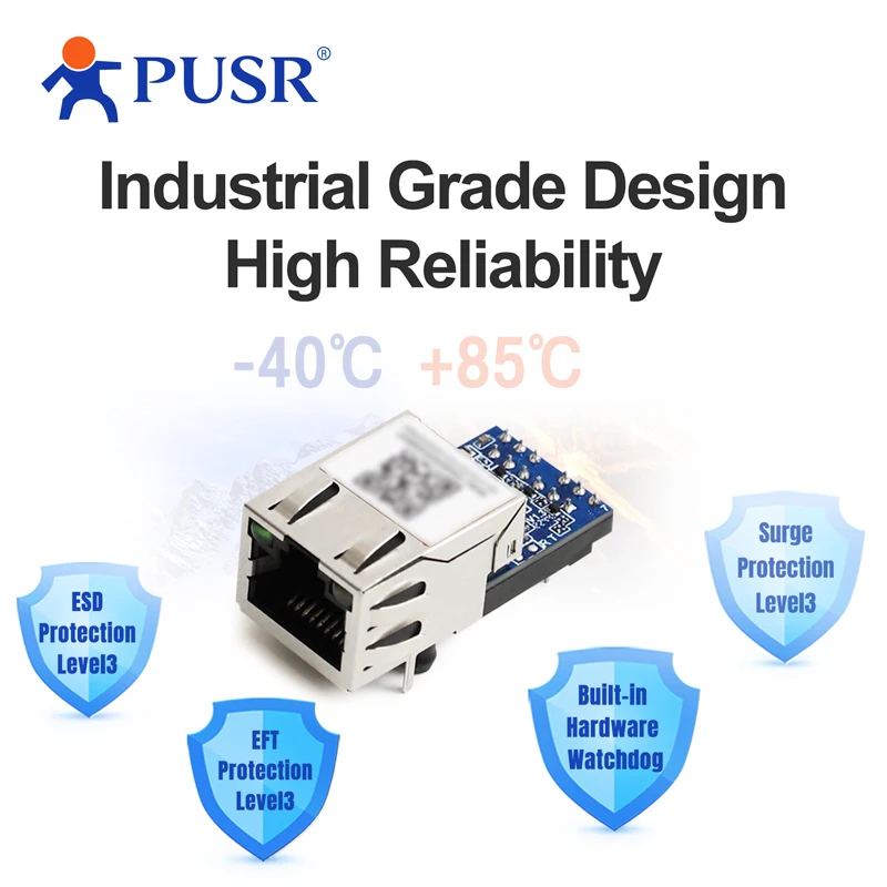 Imagem -06 - Pusr Uart para Módulo Ethernet Rtu para Tcp Usr-k7 Modbus Fácil de Dep-nxp Pusr Ttl Preço para Pcs