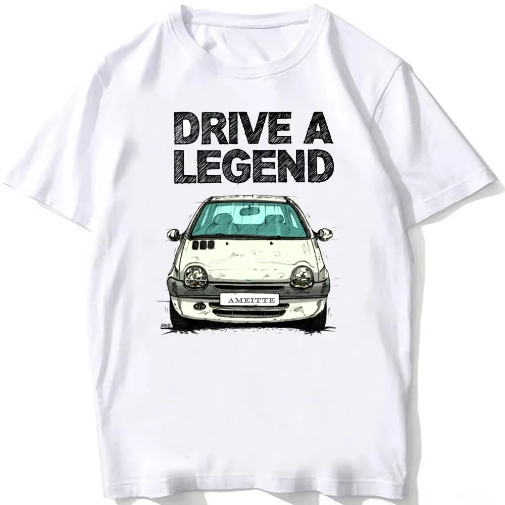 2026 New Drive A Legend Twingo Late Halogen Model Sport Car T-Shirt Boy White Tees Man's Clothing Summer Casual T Shirt