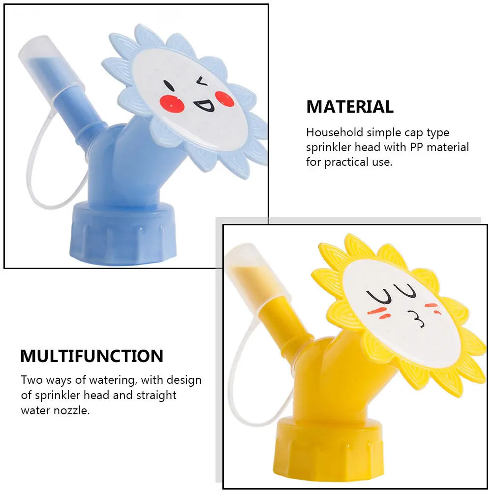 4 قطعة رؤوس رش الورود للزجاجات البلاستيكية حديقة الشتلات الرعاية Pp رذاذ فوهة زجاجة سقي أداة