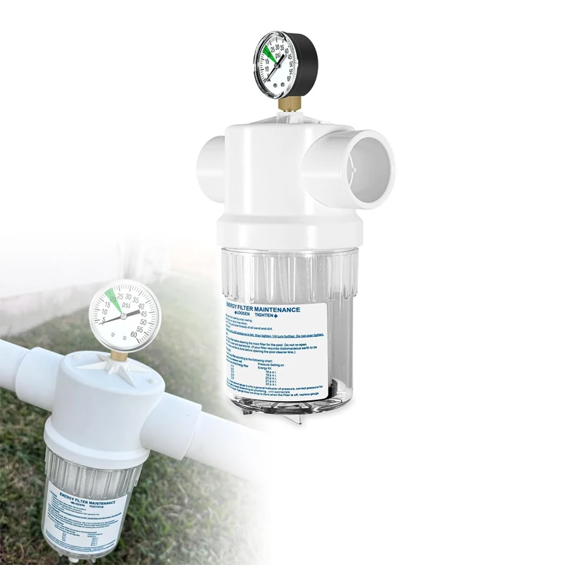 Swimming Pool and Spa Filter Kit with Pressure Gauge Replacement 2888 ,R0374600 For Jandy Ray-Vac Pro Series (1 1/2