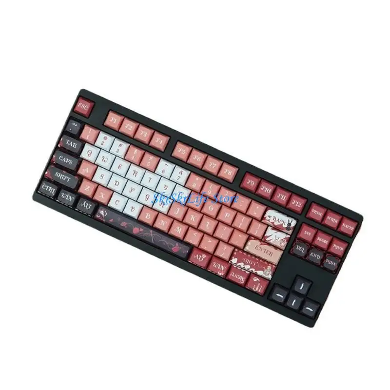 

E65E Mechanical Keyboard Keycaps XDA Keycap for 61 104 108 Layout Keycap Set