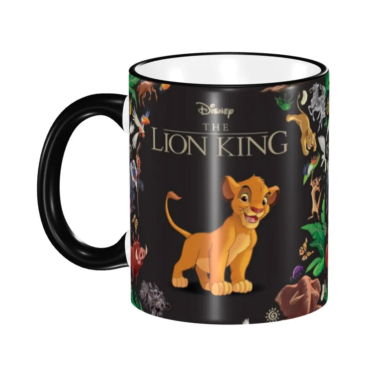 

Custom The Lion King Simba Cub Coffee Mugs DIY Hakuna Matata Cartoon Ceramic Mug Cup Creative Present