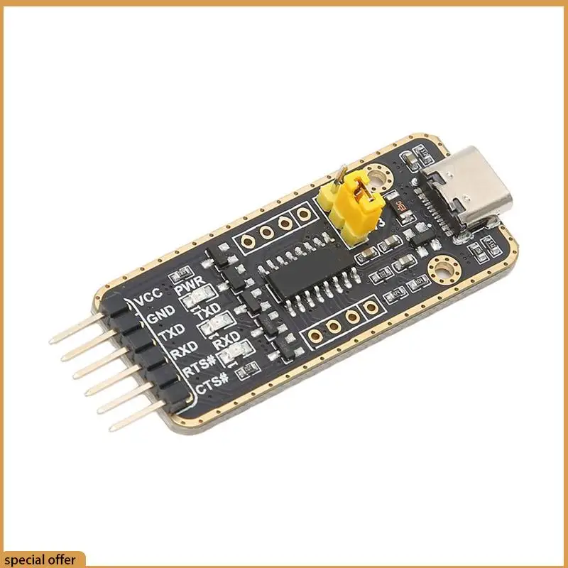 A68Z USB To TTL Serial Adapter สําหรับ CH343G ชิป USB To UART TTL Serial Converter Modul สําหรับการแก้จุดบกพร่องและการเขียนโปรแกรม