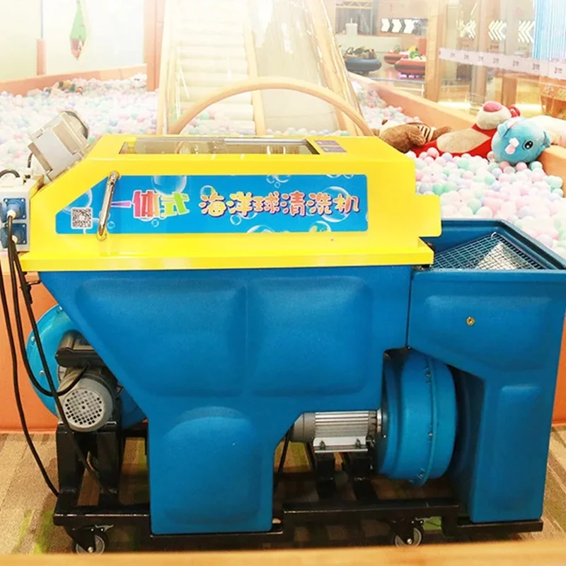 Automatic Ocean Plastic Ball Pit Washer Pool Cleaning Dry Machine Pit Soft Play Balls Wash Cleaner Uv Machine Indoor Playground