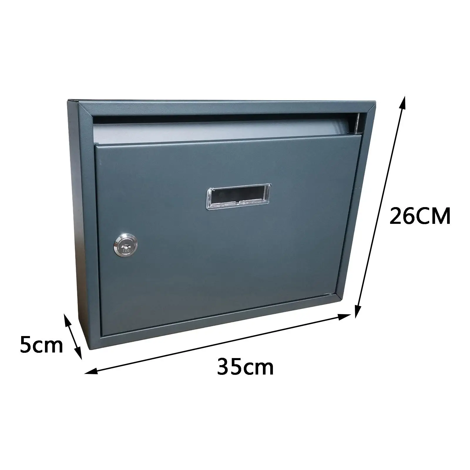 Locking Wall Mount Mailbox Mail Boxes Outdoor with Combination Lock