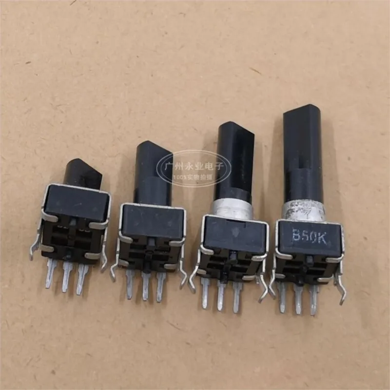 10 Piece RV09 Type Half Shaft Vertical Adjustable Potentiometer B500R B1K B2K B5K B10K B20K B50K B100K B500K B1M 501 203 503 105