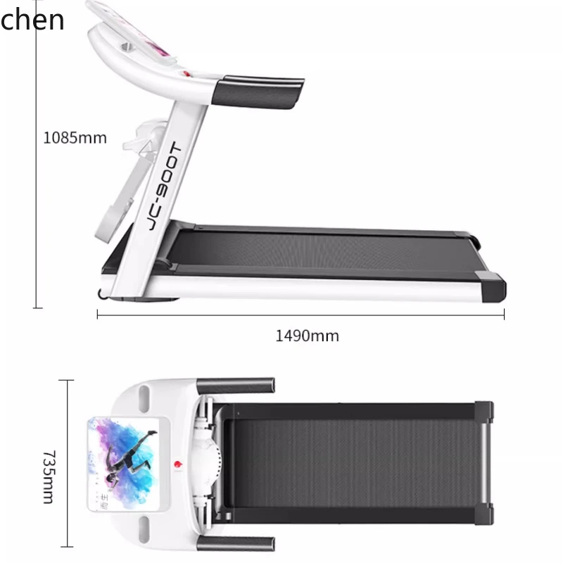 

ZML treadmill household model, small gym special indoor family new folding walking machine