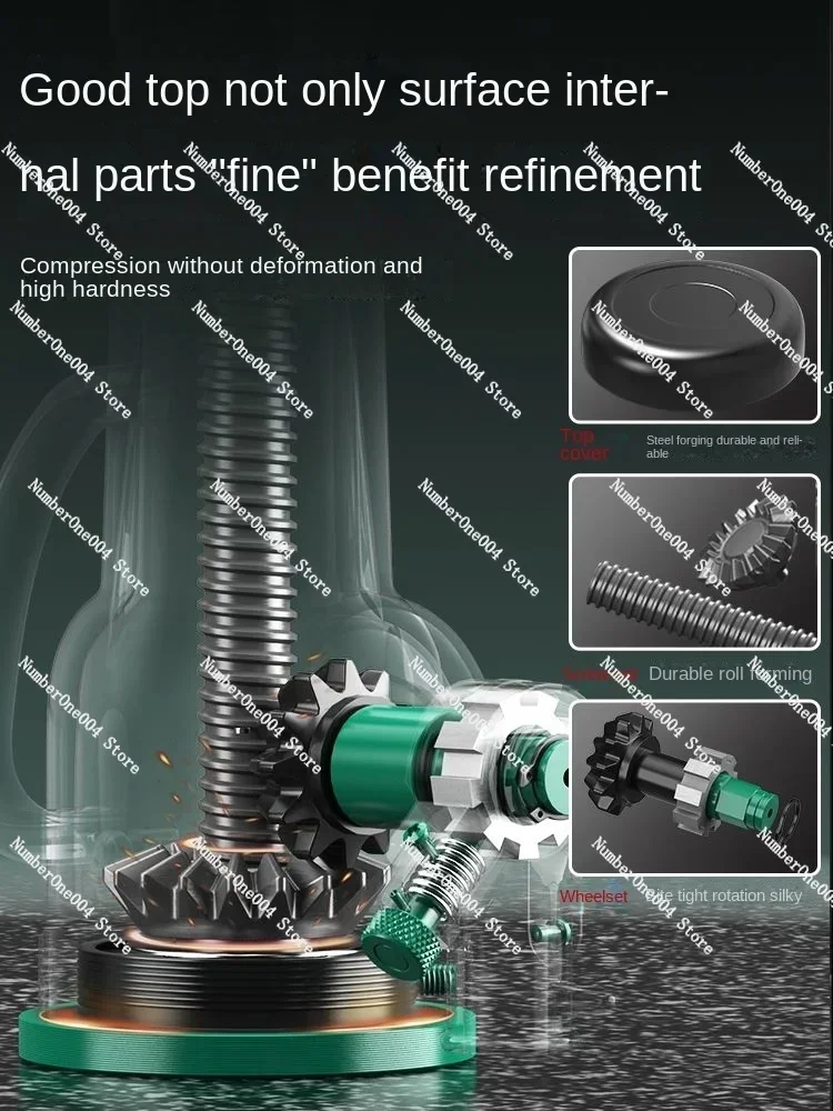 Spiral jack Low body hand jack Gear vertical  tons Mechanical jack