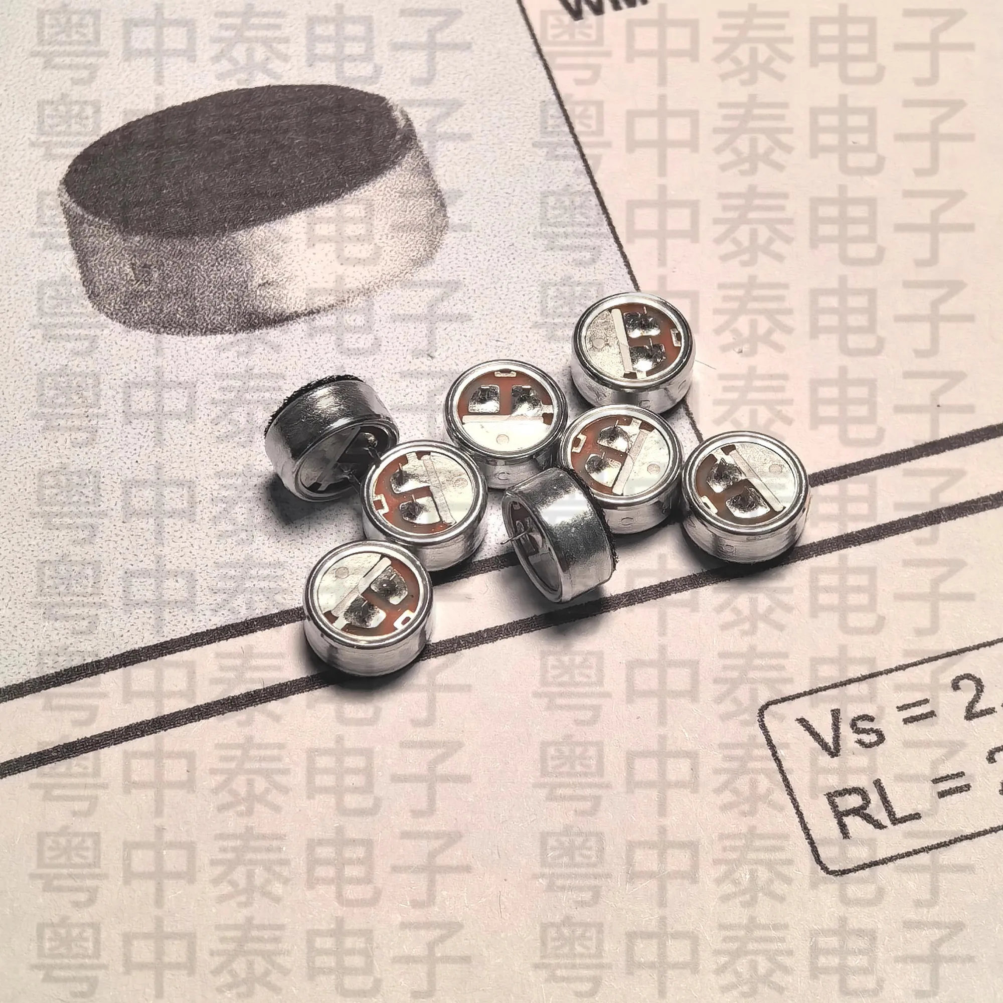 

10pcs/original Japanese WM-62BT imported capacitive electret microphone 6027 with pins