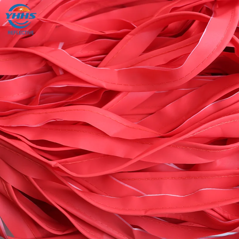 2cm Reflective Piping High Visibility with TC/Polyerter Fabric Garment Accessories for Edge Covering On Clothes Shoes 5 Meters