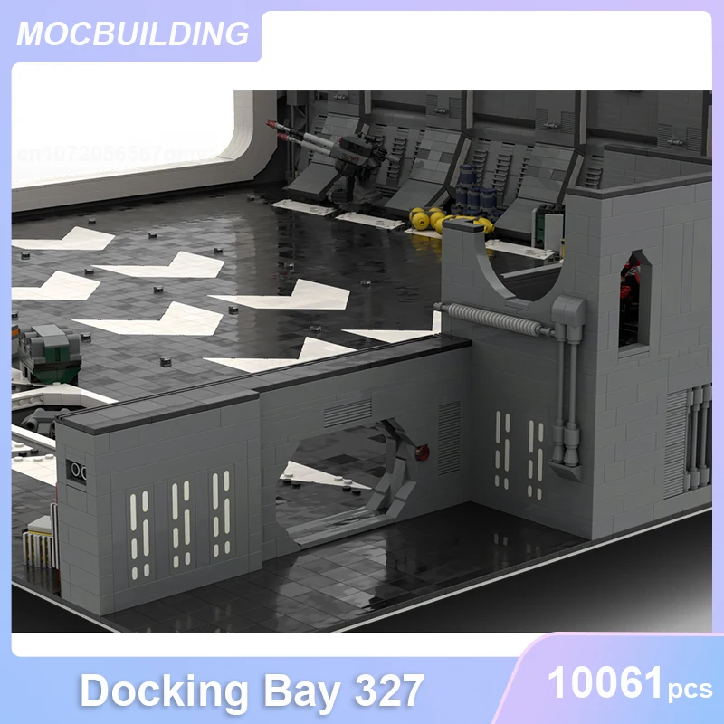 Docking Bay 327 Model MOC Building Blocks DIY Assemble Bricks Display Architecture Creative Space Collection Toys Gifts 10061PCS
