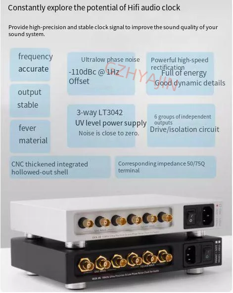 LHY AUDIO OCK-2S 10MHz SC cut OCXO high-precision ultra-low phase noise constant temperature clock crystal oscillator