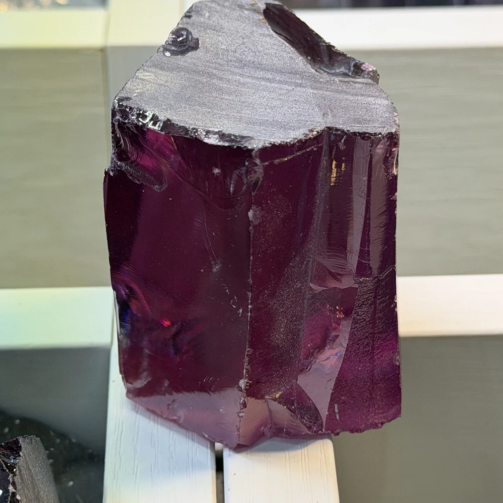 1KG Rose Red CZ Rough Synthetic Cubic Zirconia Raw Material Jewelry Making