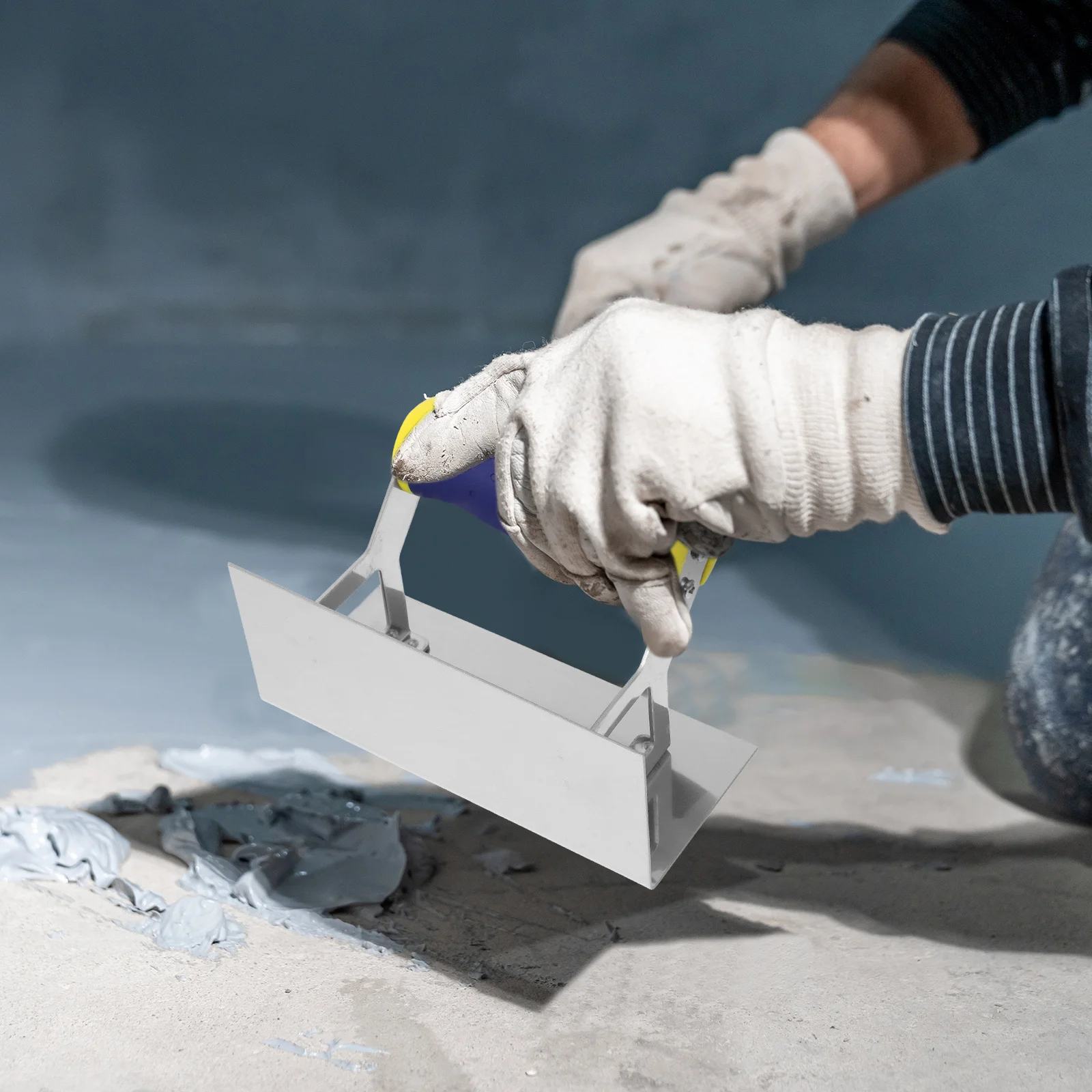 

Inside Corner Trowel Stainless Steel Drywall Plastering Tool For Concrete Finishing Wall Corner Spatula Smooth Operation
