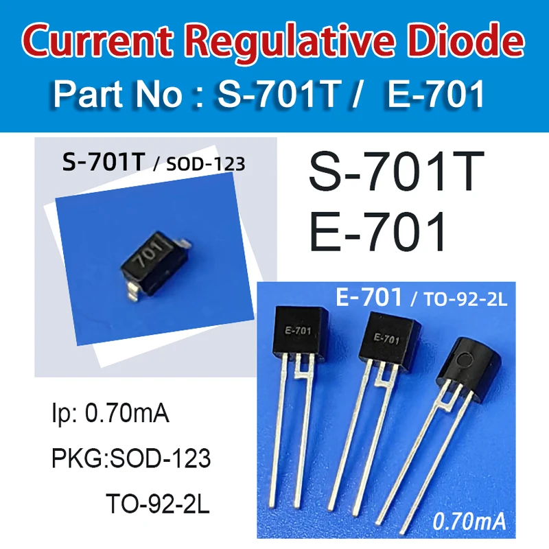 S-701T E-701 Current Regulative Diode Sod-123 Current 0.7Ma Voltage 100V