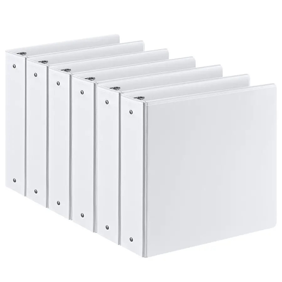 

Трехкольцевой переплет с 2 внутренними карманами, прочный, на 2 круглых кольцах, вмещает 450 листов бумаги формата US Letter (8,5 x 11 дюймов) для офиса.