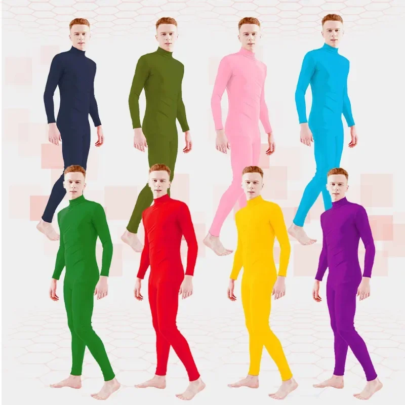 

Full Body Zentai Cosplay Costume Suit Solid Colors Adult Size Stretchy Jumpsuits for Dance Cos Halloween Party Stage Performance