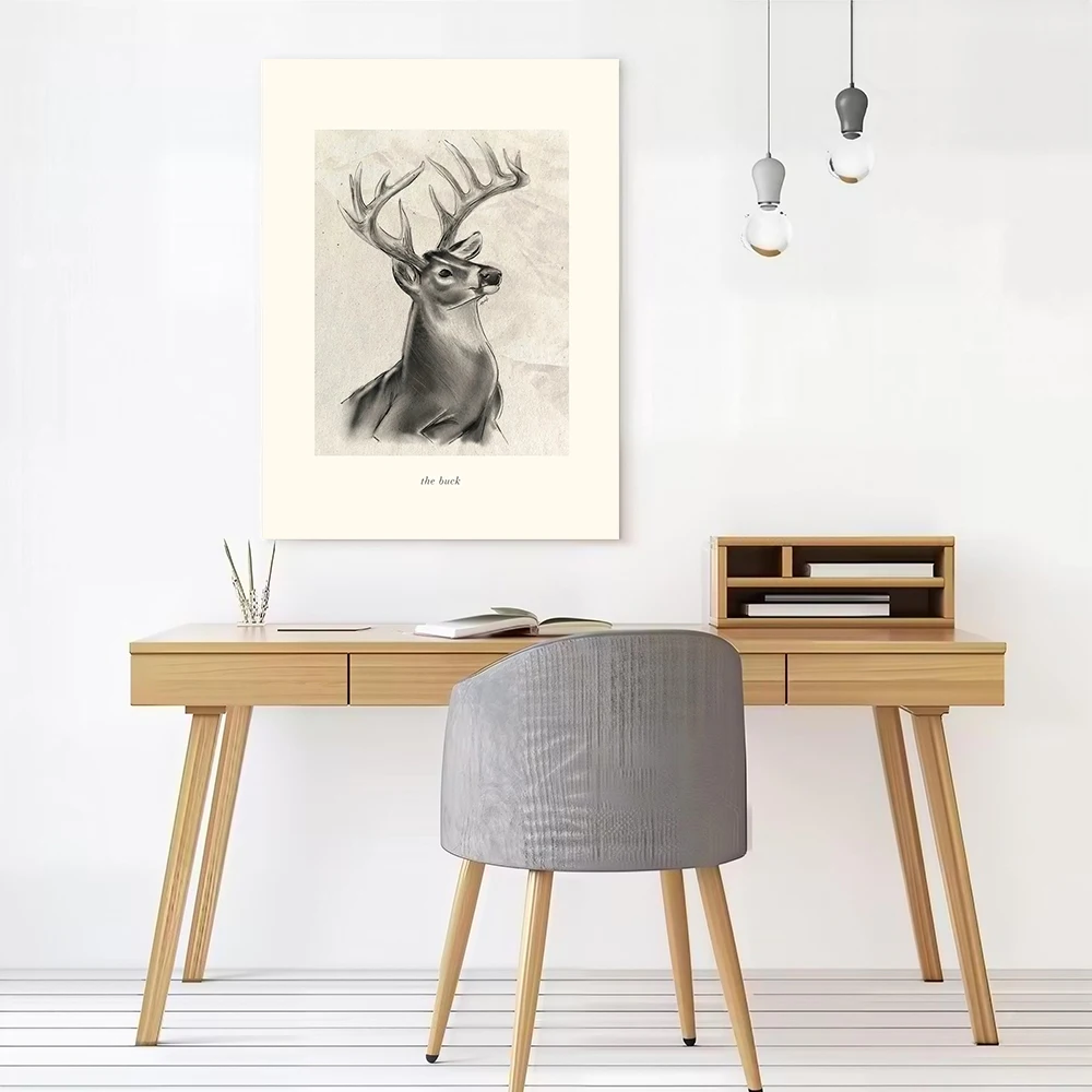 the Buck Poster Canvas Wall Art Custom Photo Print Modern Painting for Fans Decor Luxury Decoration Living Room Decorations Home