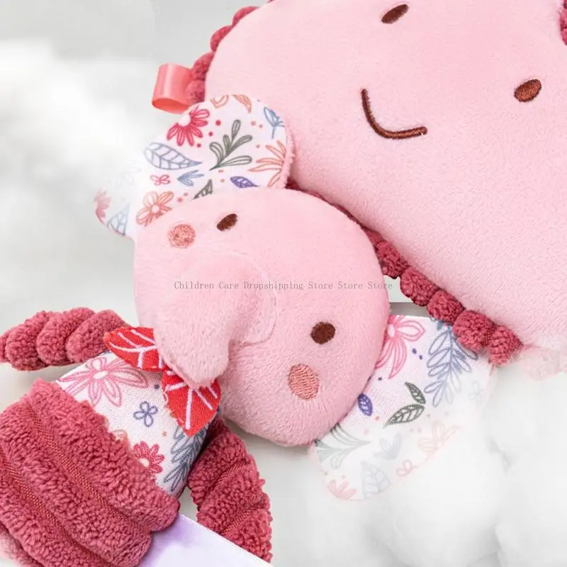 Animal peluche tierno, sonajero para bebé, cama, cuna, juguete móvil, aprendizaje temprano, ejercicio agarre, exploración,