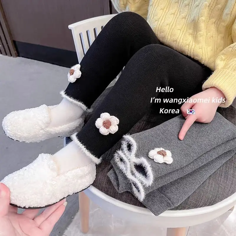 

2025 Girls Leggings Autumn and Winter New Versatile Pants