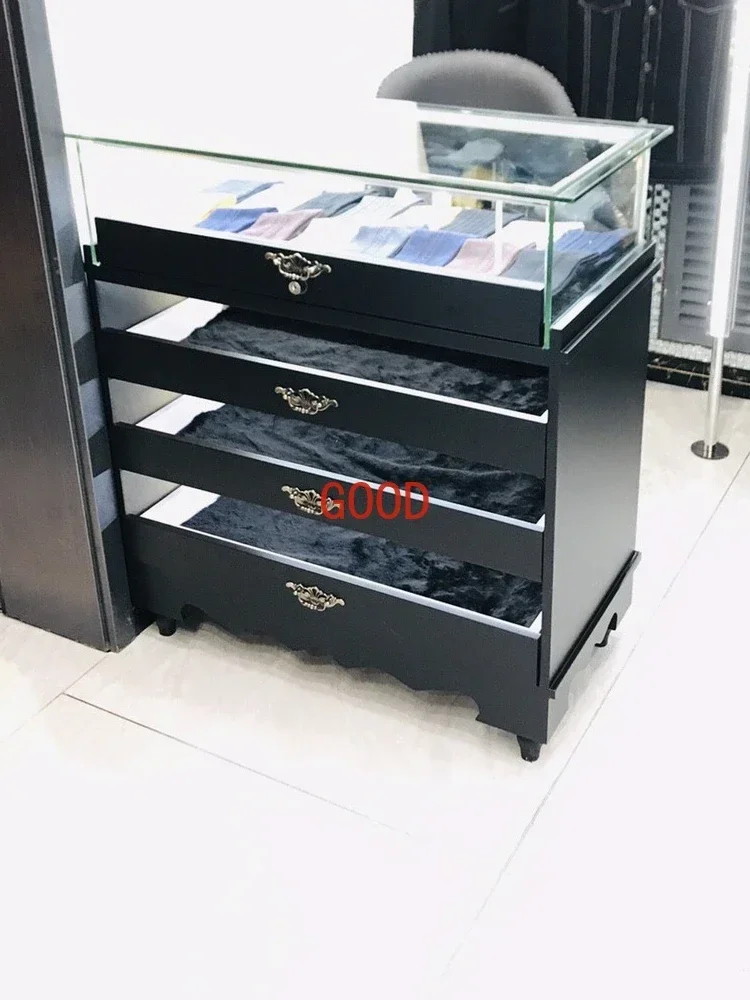 Zhongdao Glass Display Cabinet Glasses Watch Mall Showcase Clothing