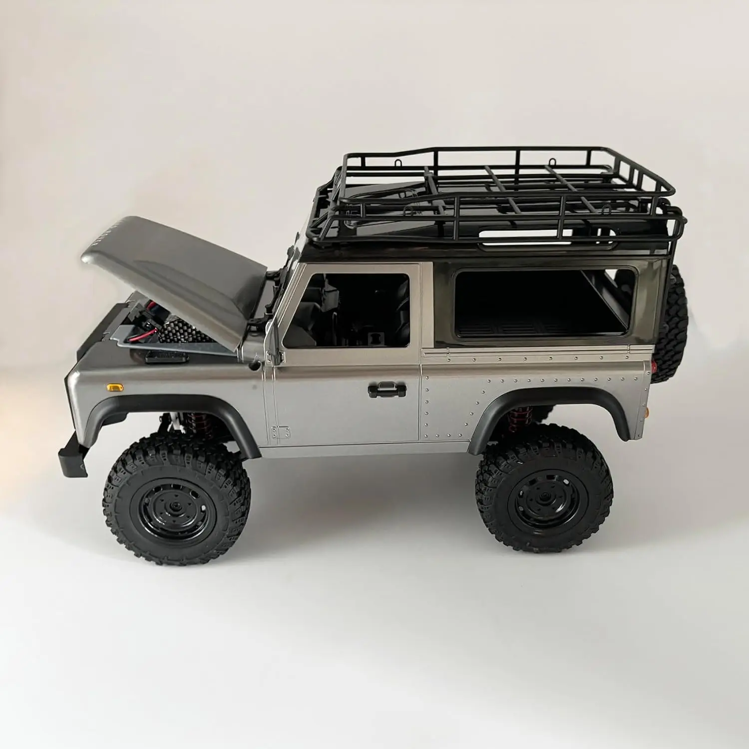 1/12 Scale 4x4 RC Crawler Truck, Off-Road All Terrain Remote Control, Proportional Throttle Steering, RTR, 2024 Upgrade New Chassis, 280 Motor, for Adults