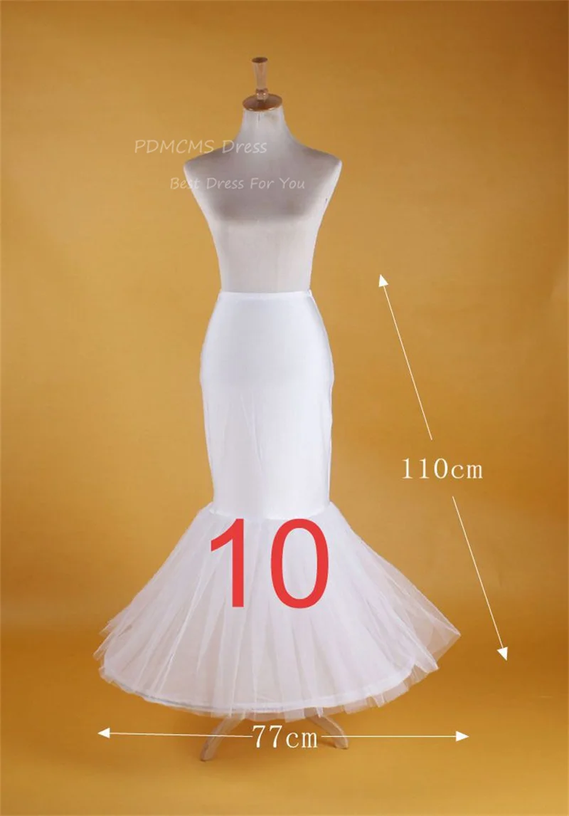 Enagua grande blanca de 6 aros para mujer, faldas largas de tul, ropa interior de crinolina hinchada para vestido de baile, vestido de novia
