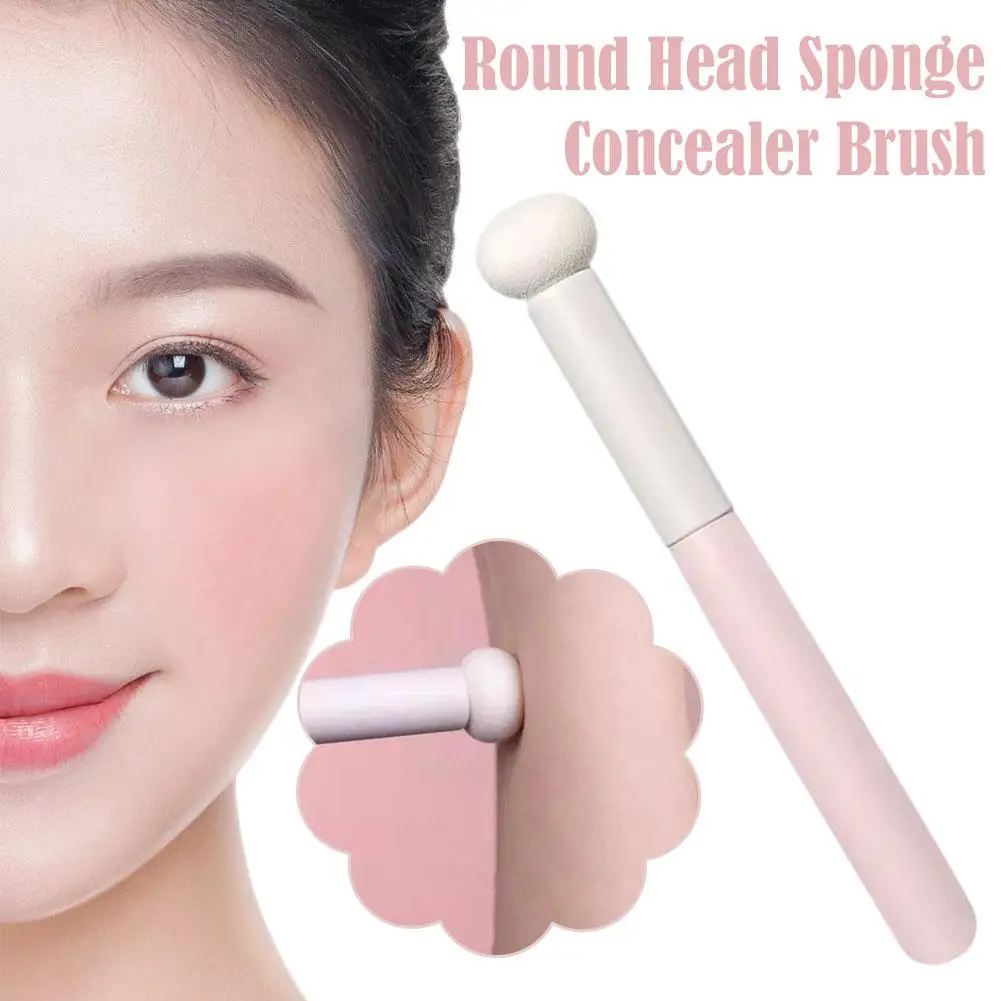 Wet and Dry Dual-use Makeup Brush Soft Mushroom Head Lip Puff Professional Brush Smudge Concealer Cream Makeup Brushes Tool N7P0