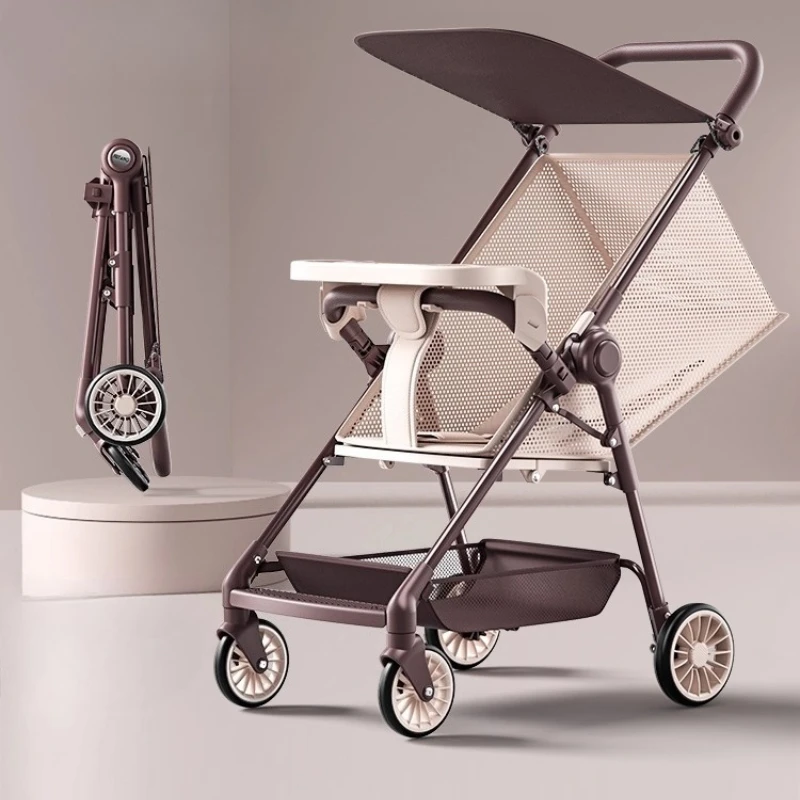 

Сверхлегкая детская коляска, складной дорожный карманный зонтик, коляска с регулируемой спинкой, простая детская тележка с навесом от солнца