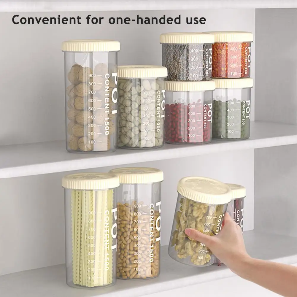 3-Piece Airtight Pantry Set Clear Food-Grade Canisters  Flour Sugar Coffee with Locking Lids Modern Transparent Food Canister