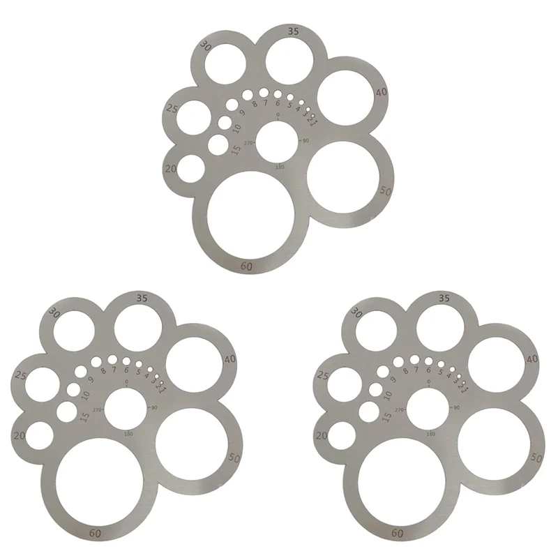 

D9-3X инструмент для резки кожи, угловой резак, шаблон для рисования кругов, металлическая линейка для изделий из кожи, деревообработка, шитье, сделай сам, ремесло