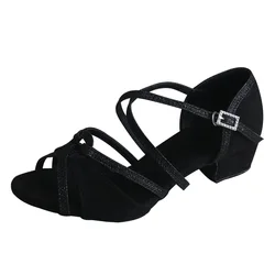 Customized Women Ballroom Shoes Professional Dancing Shoes Latin Ballroom Dance Shoes Ladies Latin Dance Shoes heeled 3CM