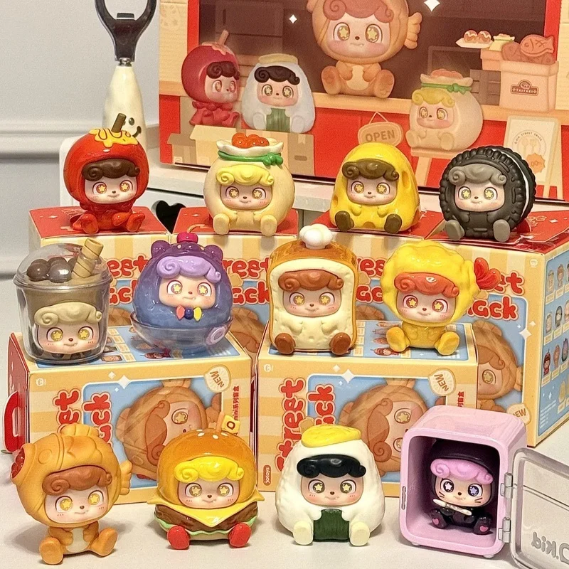 

Jotoys Q Baby Street Cuisine King Mini Blind Box Handmade Ornament Cute Grain Toy Desktop Decoration Ornament Collection Doll