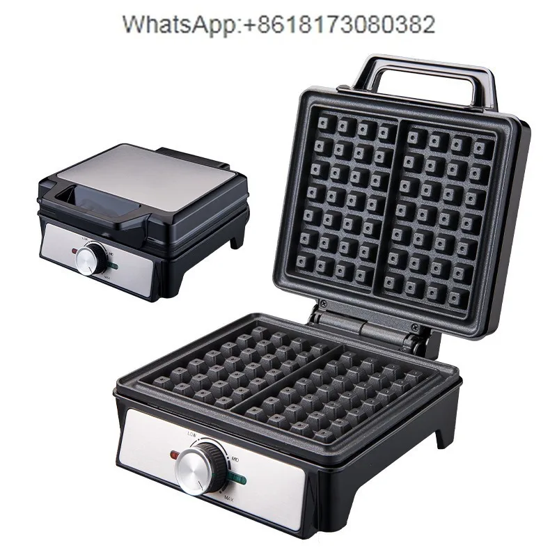 Multifunctional Waffle Maker Large Size 1600W Electric Waffle Iron 2 Slice Toaster Bread Maker For Breakfast