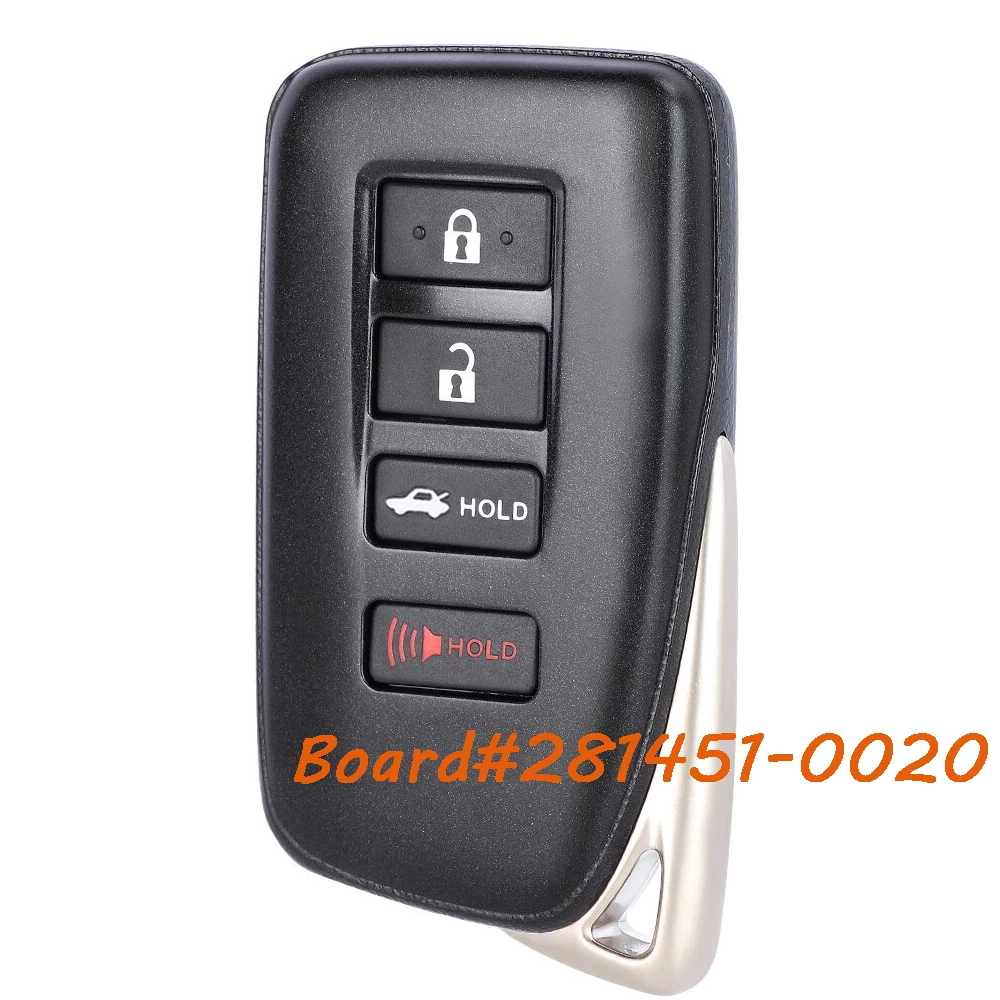 

KEYECU 281451-0020 for Lexus ES300H ES350 GS350 GS450H GS200T GS F Smart Remote Key Fob HYQ14FBA 314.3MHz