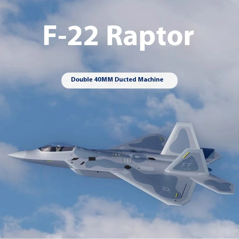 

Канальный вентилятор XFly Twin 40 мм, радиоуправляемый самолет F-22 Raptor Style 4S, электрическая модель для уровней 5, условия ветра, идеально подходит для пилотов начинающих