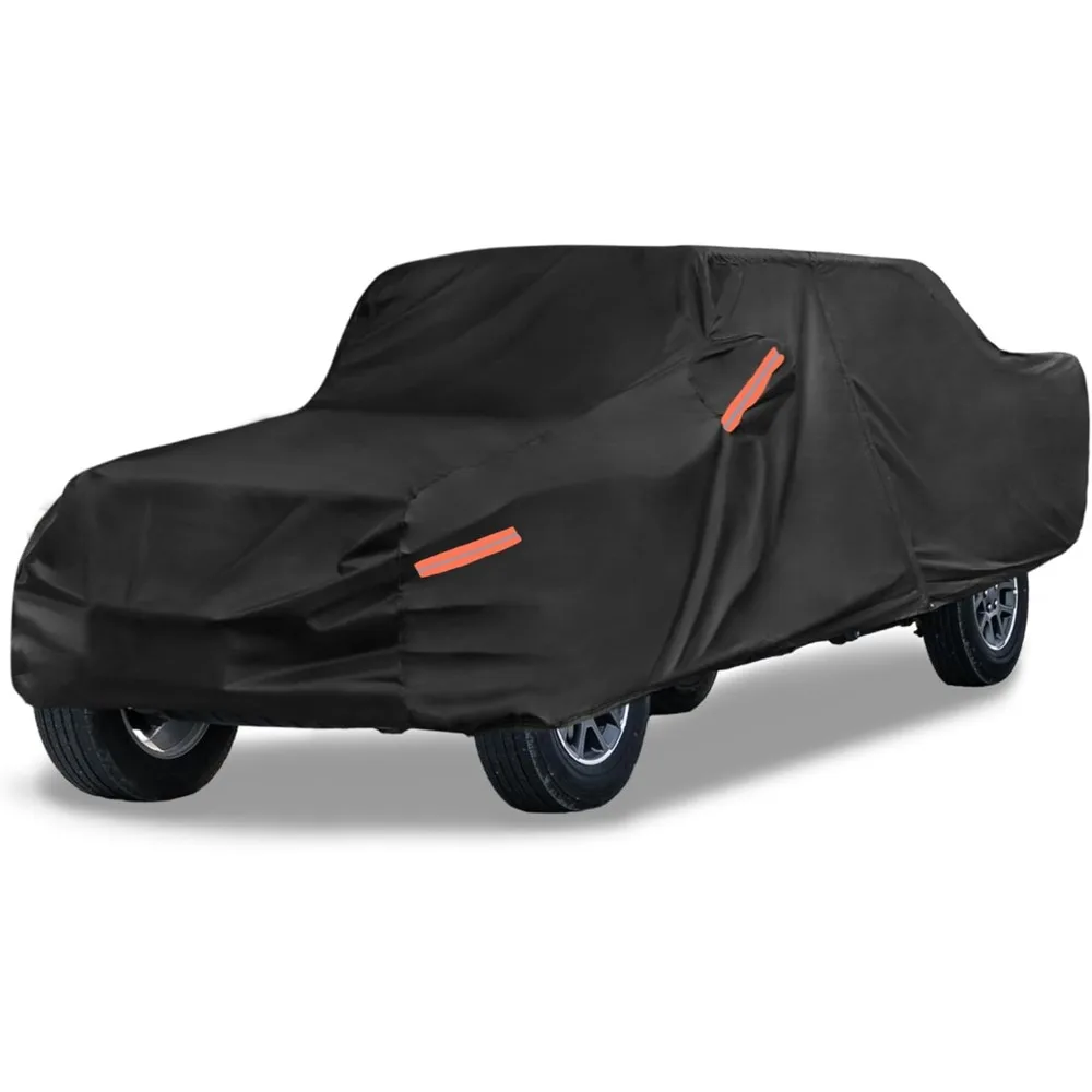 

Автомобильный чехол для грузовика для Jeep Gladiator JT 2020-2024, уличный водонепроницаемый чехол от солнца, дождя, пыли, ветра, снега, черный