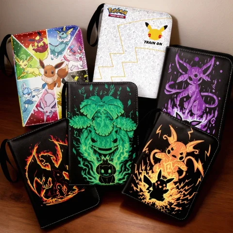 folder for pokemon cards Large-Capacity 540 Card Binder & TCG Trading Card Binder 9 Pocket,900