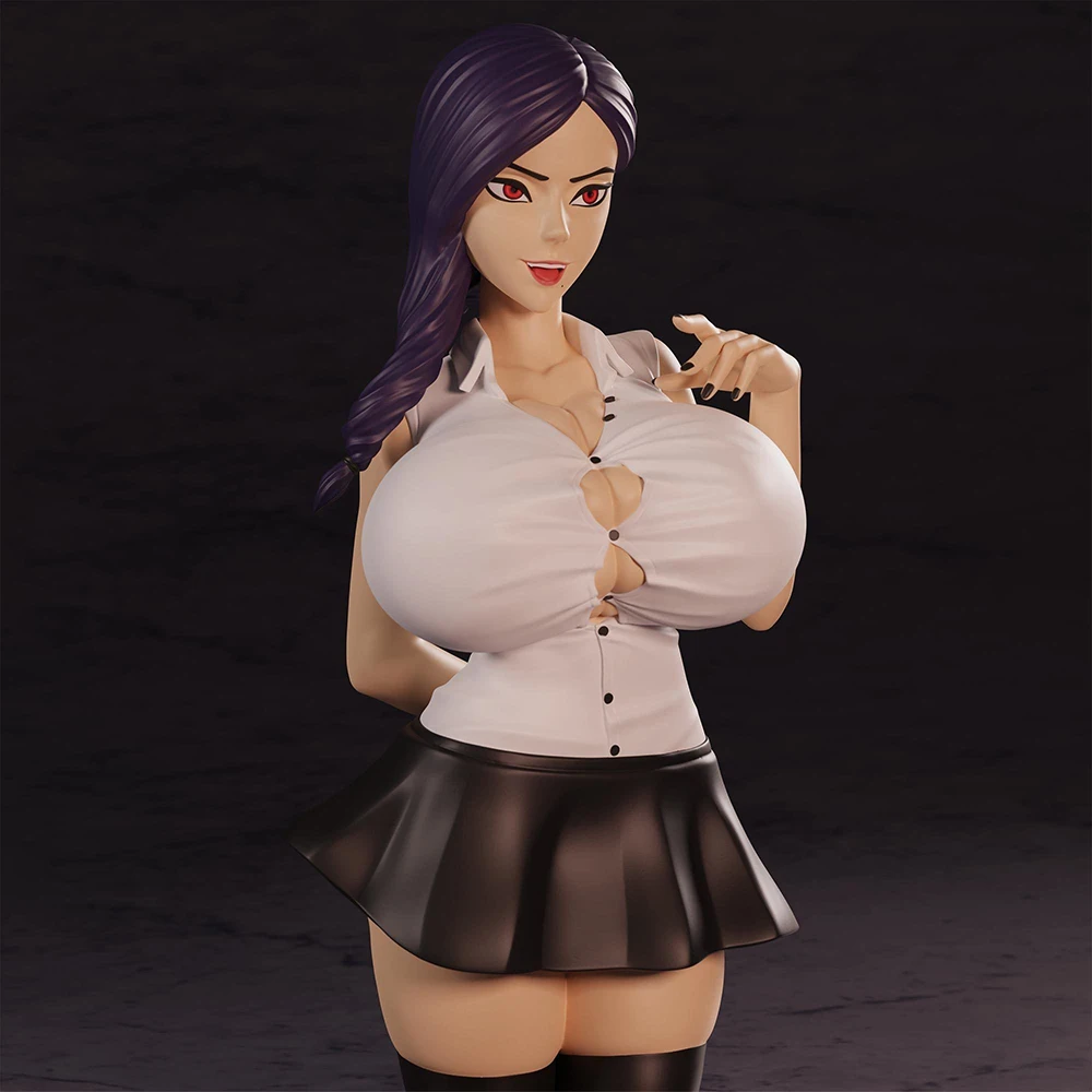 

65MM Office Lady Resin Bust Model Kit Figures kits Miniatures Unassembled Unpainted Statue Toy Decorative Handicra