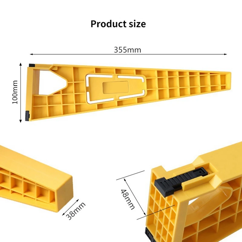 2Pcs Drawer Guide Rail Installation Locator Rail Fixer Woodworking DIY Auxiliary Tools