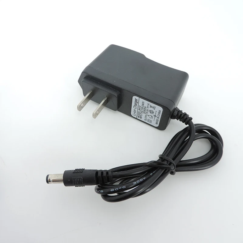 드릴 드라이버용 전원 공급 장치 충전기, 수 플러그, 18650 리튬 배터리용, 8.4V 1A 2A 1000ma 2000ma, DC 5.5x2.5mm