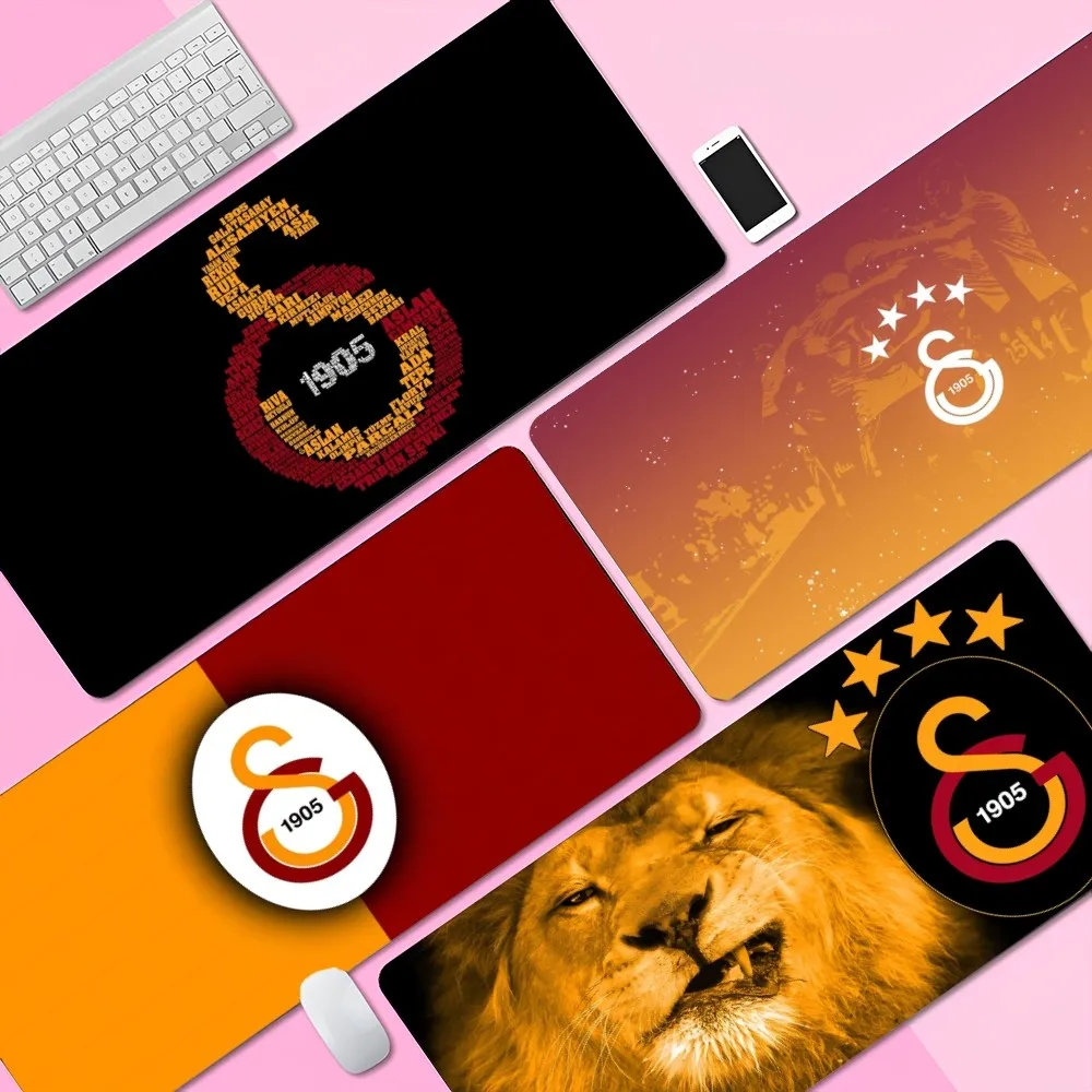 1905-G-Galatasaray logo Large XXL Thickened Mouse Pad Oversized Gaming Keyboard Notebook Table Mat