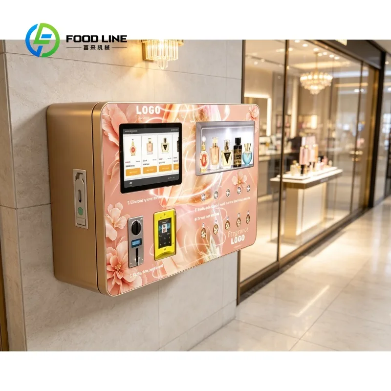 Custom Internal Control Structure Luxury Perfume Vending Device Adopts Upgraded Smart Module For Automatic Cologne Spray Retail