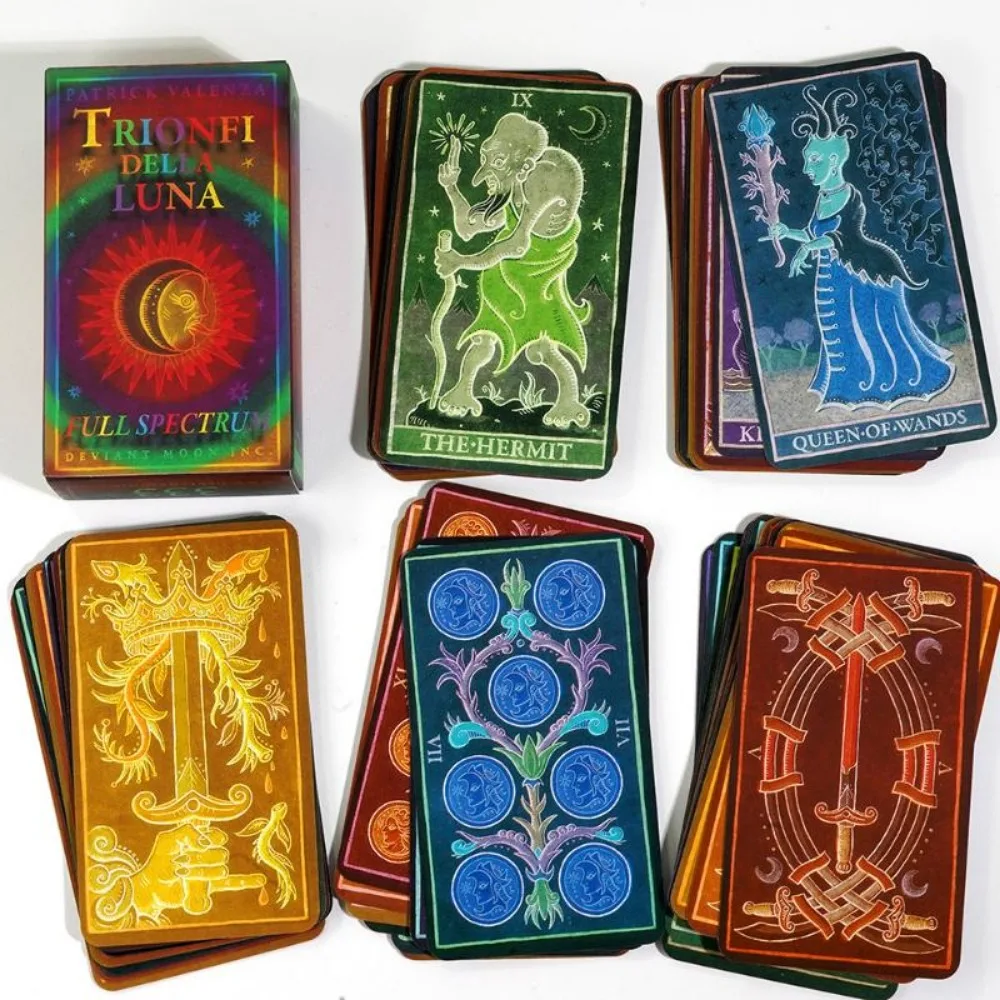 

10.3 X 6cm Della Luna Full Spectrum Tarot Deck Card Game