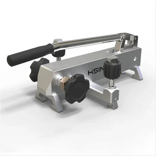 HSIN617 Portable Pneumatic Pressure Sensor Calibration Test Pump 140bar Air Ultra High Pressure Gauge Comparator Calibrator