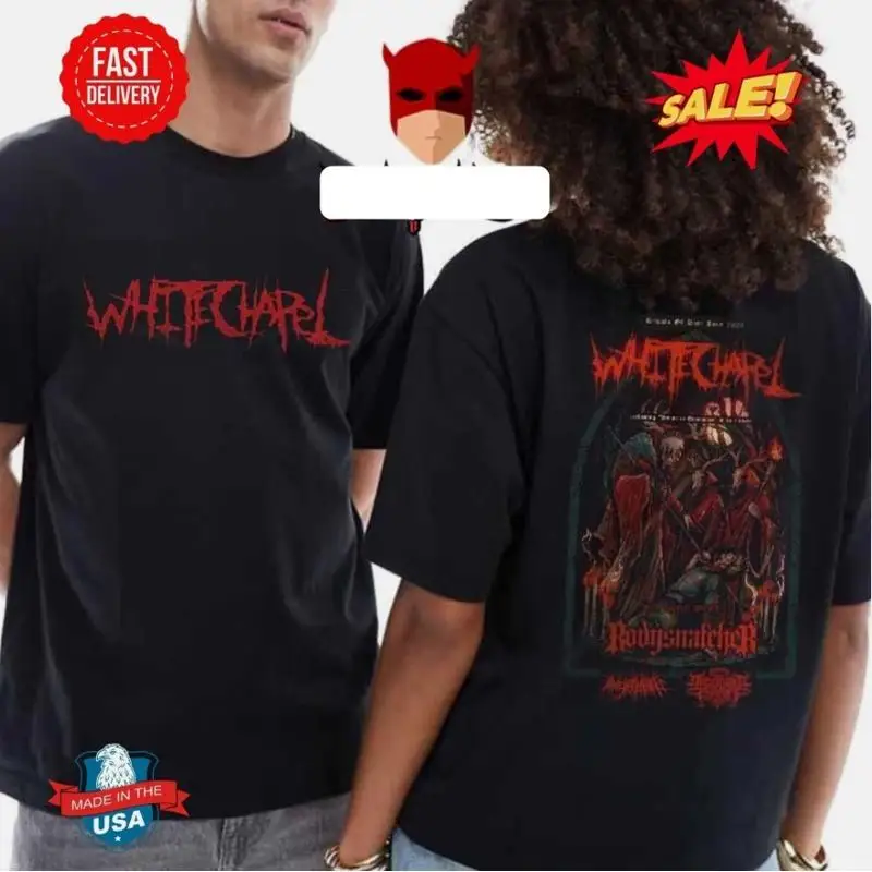 

Whitechapellll 2025 Hymns Over Europe Tour Dates Two Sided T Shirt Good New