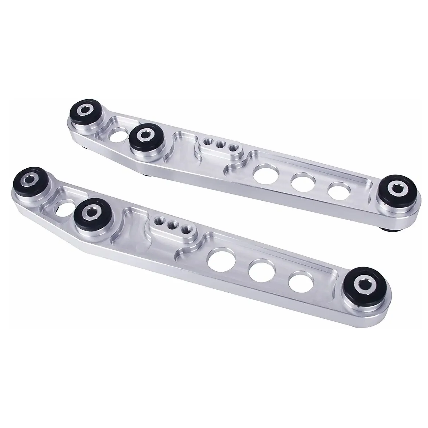 Cinta traseira do subquadro e barra de gravata para Honda Civic EG 1992-1995, braço de controle inferior prateado