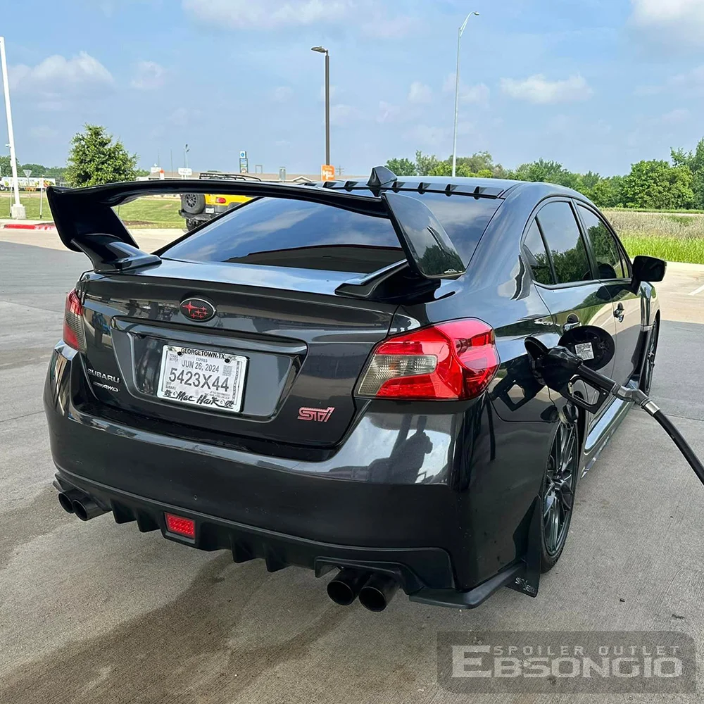 For Subaru WRX STI Spoiler 2015 2016 2017 2018 2019 2020 2021 Car Accessories ABS Rear Roof Spoiler Wing Trunk Lip Boot Cover