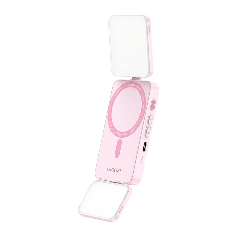 Ulanzi GL01 GlowUp Fill Light Dubbelzijdige Verlichting voor iPhone 17 16 15 Android Smartphone voor Vlogs Selfies Reisvideo's Livestreaming
